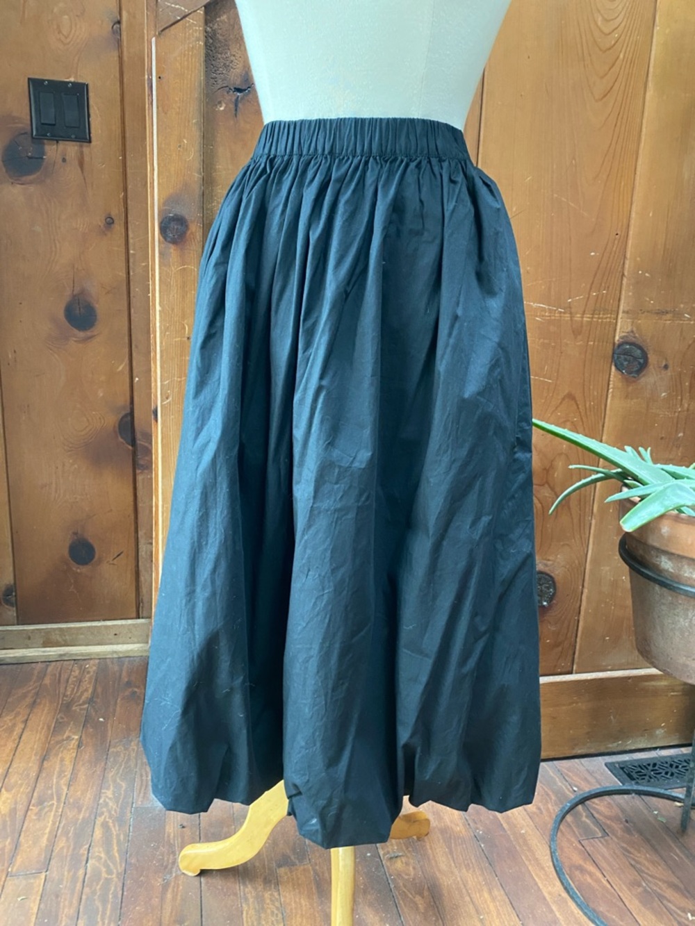 All:row Bubble Cotton Midi Skirt - Picture 3 of 6